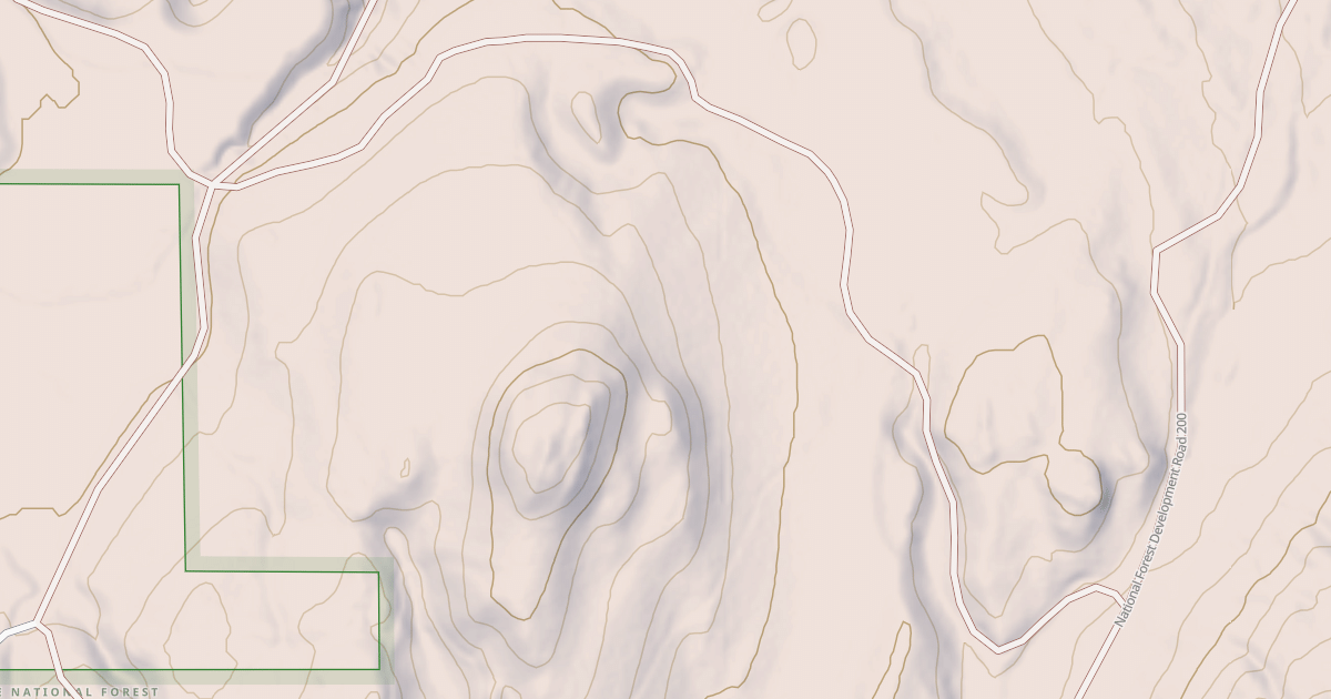 Map preview of USFS Motor Vehicle Use Map Roads {71C25945-A8B3-49A6-B977-7F258F47AD19}