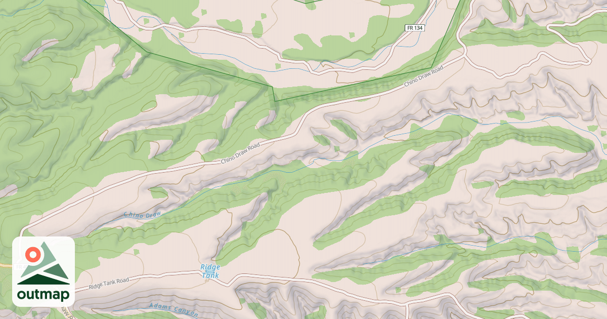 Map of CHINO DRAW