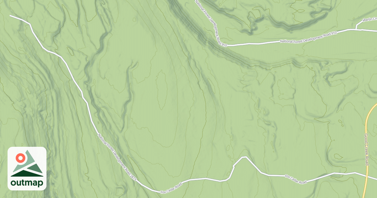 Map of FOX CEDAR