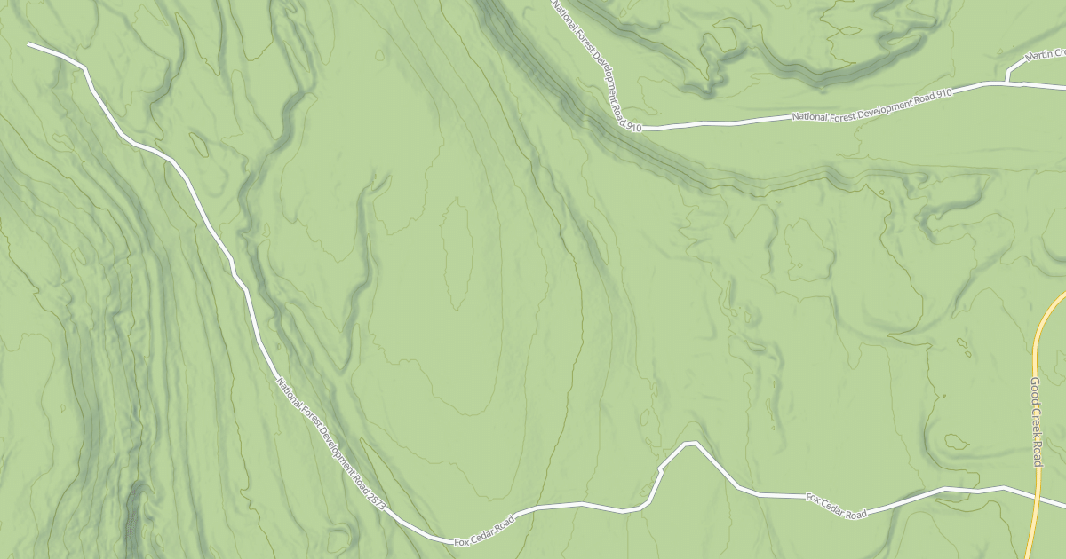 Map preview of FOX CEDAR