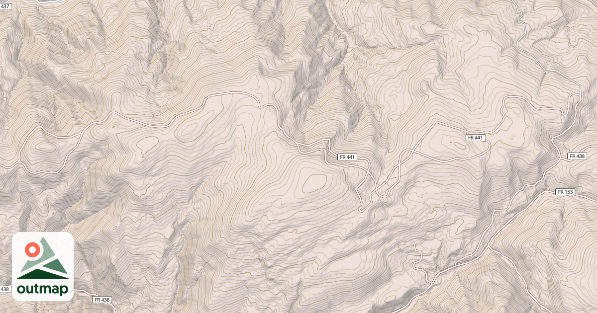 Map of BEAR WALLOW