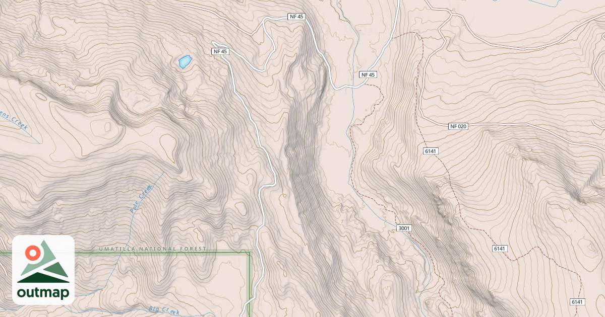 Map of JUMP-OFF JOE
