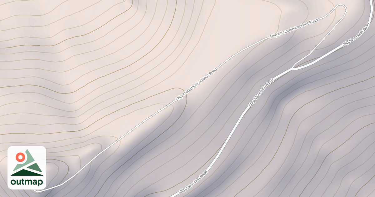 Map of SHIP MTN L.O.