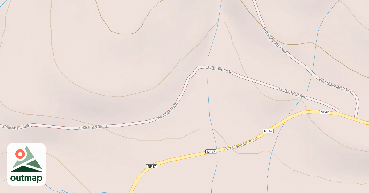 Map of CHASTINES