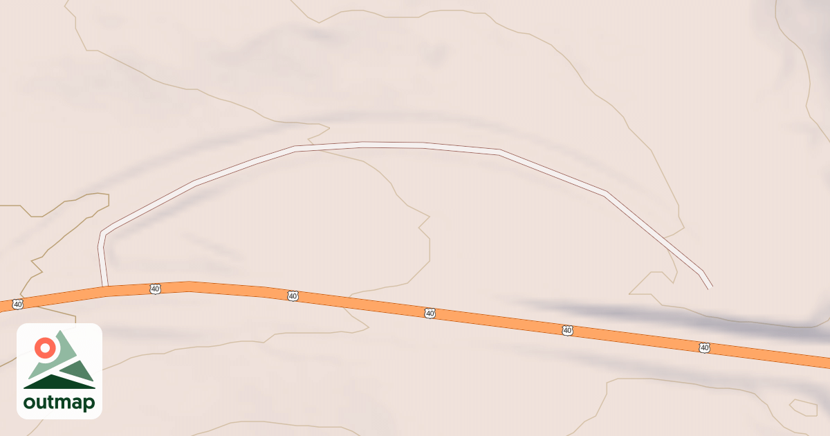 Map of HIGHWAY 40 OVERLOOK