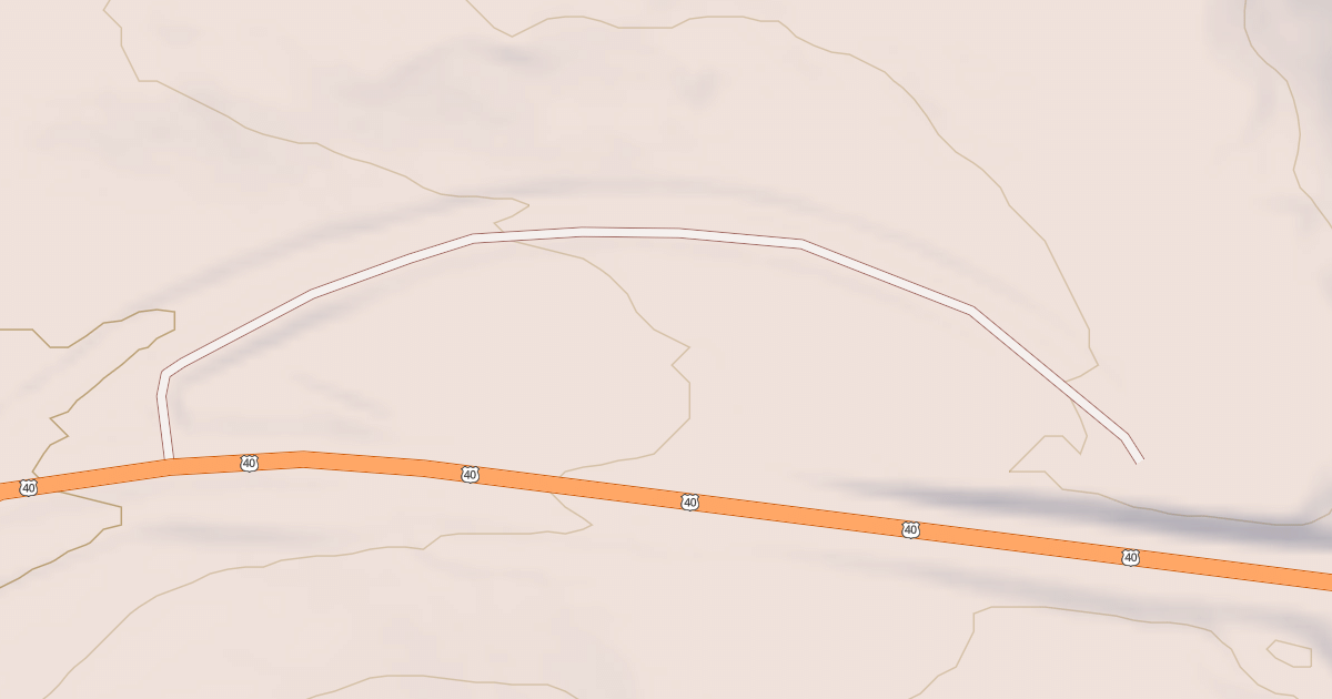 Map preview of HIGHWAY 40 OVERLOOK