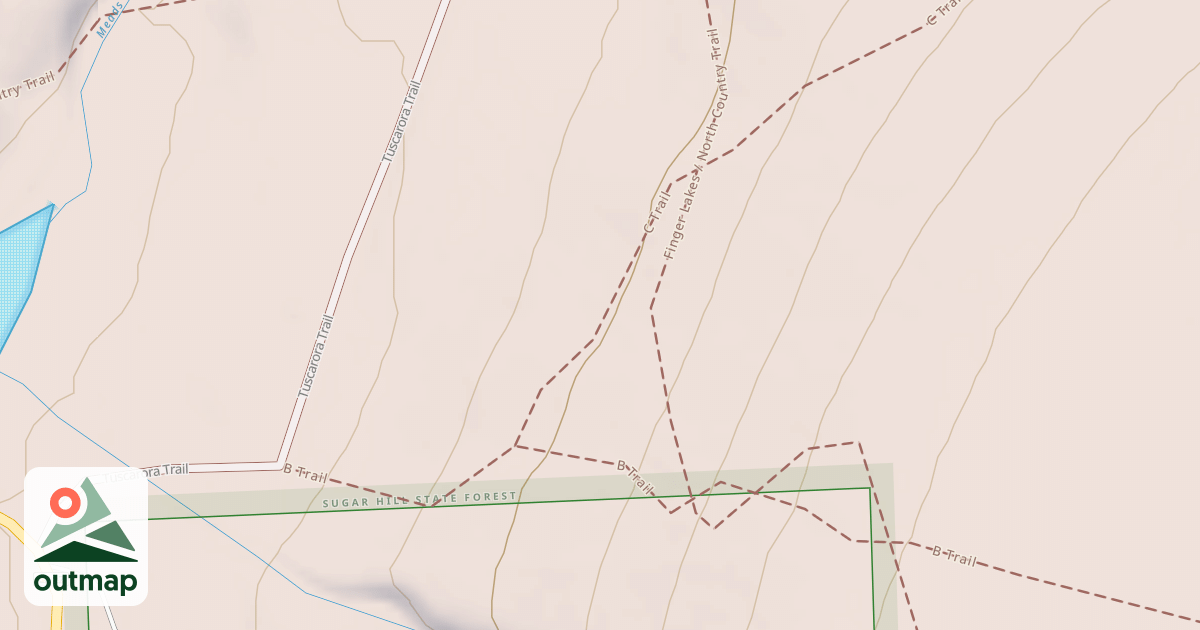 Map of C Trail