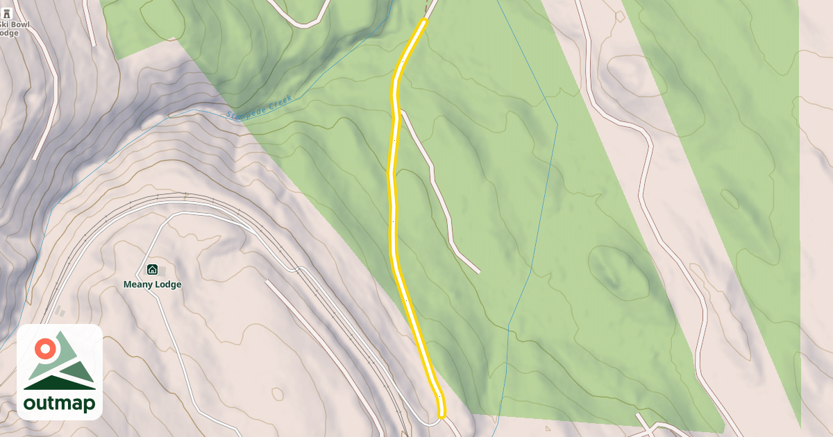 Map of Forest Road 5400-420