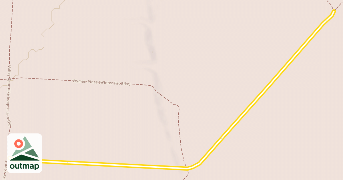 Map of Valley Spur Bike Loop 3 & 4 (W)