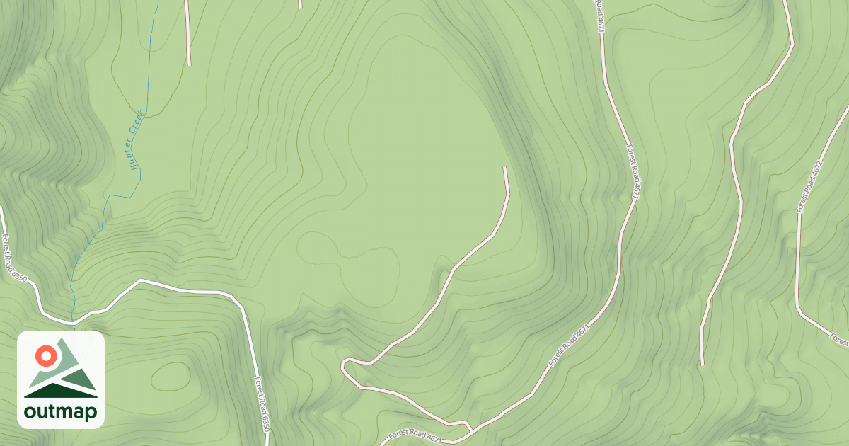 Map of USFS National Forest System Roads {A13287CB-FE25-4175-A836-0A89C487D00B}