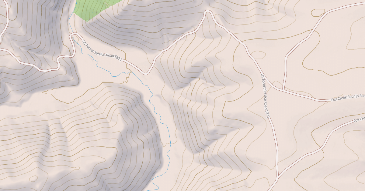 Map preview of FOX CREEK SPUR J