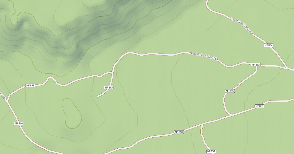 Map preview of Santiam Pass Ohv Atv Trail #23