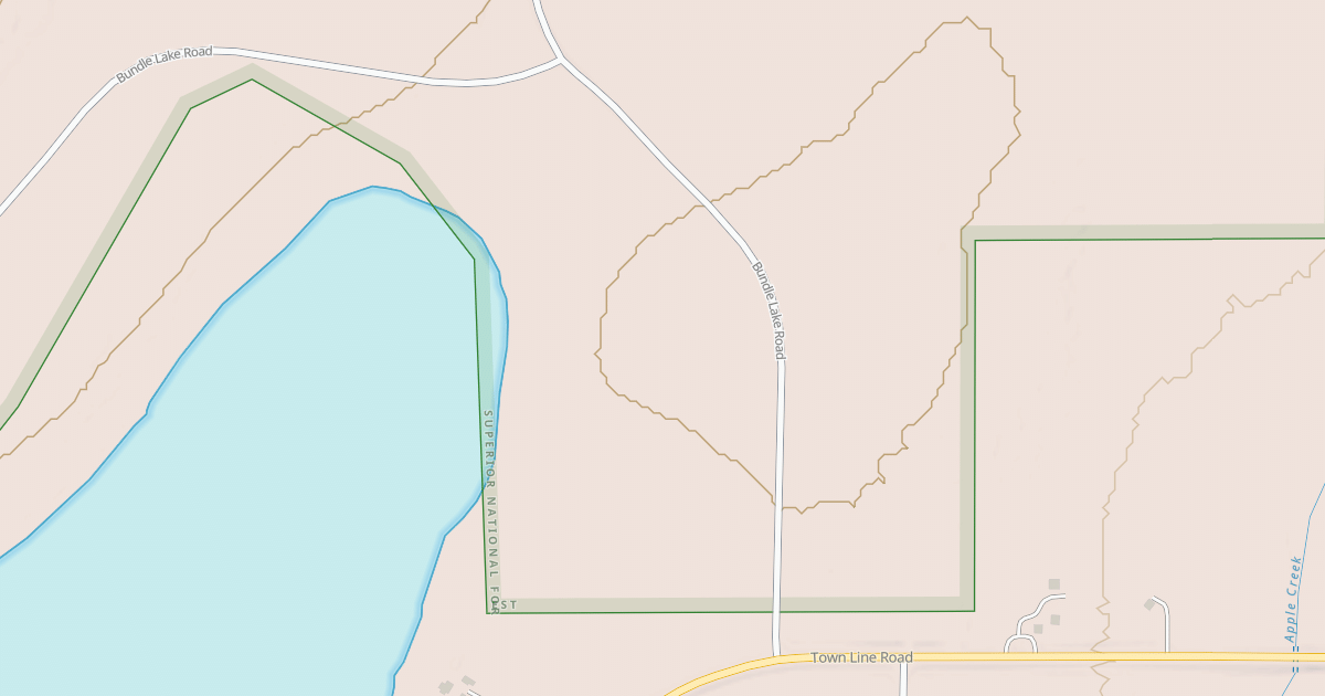 Map preview of BUNDLE LAKE