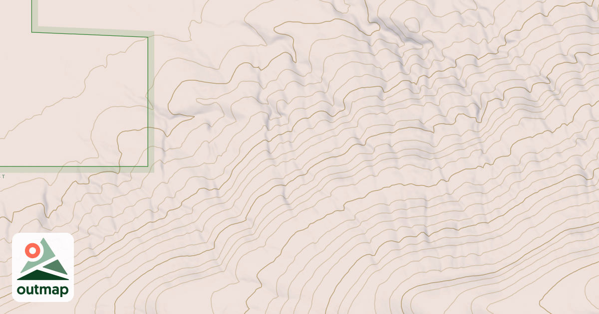 Map of POTEAU MTN M.U.T. - E