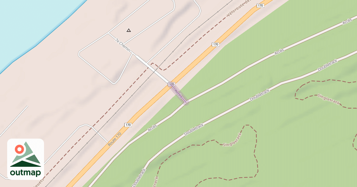 Map of Accès