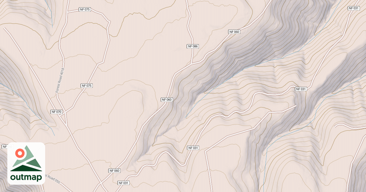 Map of USFS Motor Vehicle Use Map Roads {1DE0DB8A-B52D-4303-98C3-6D673A55D2E1}