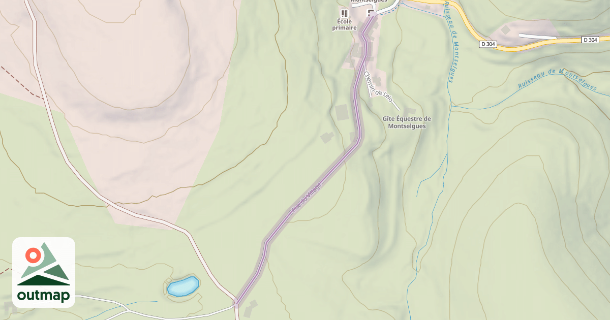 Map of Rue du Village