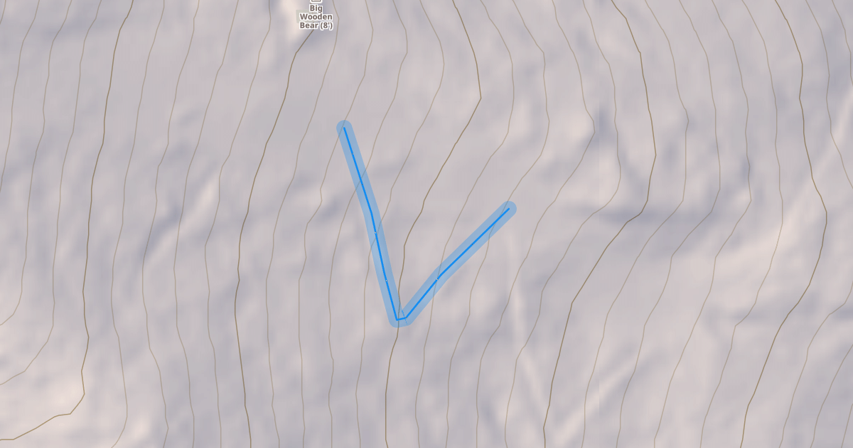 Map preview of Upper Switchback