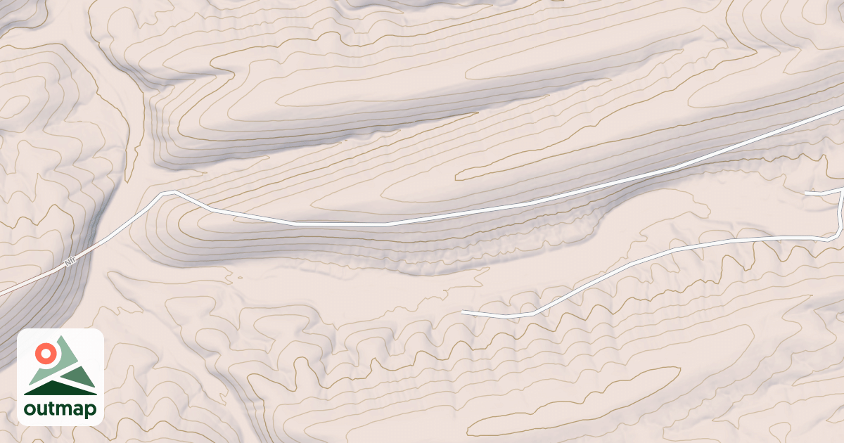 Map of LOWER BARNHART SPUR