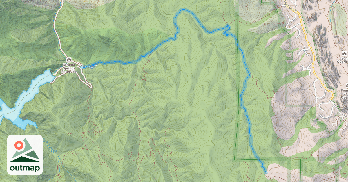 Map of Roxborough Connection Trail