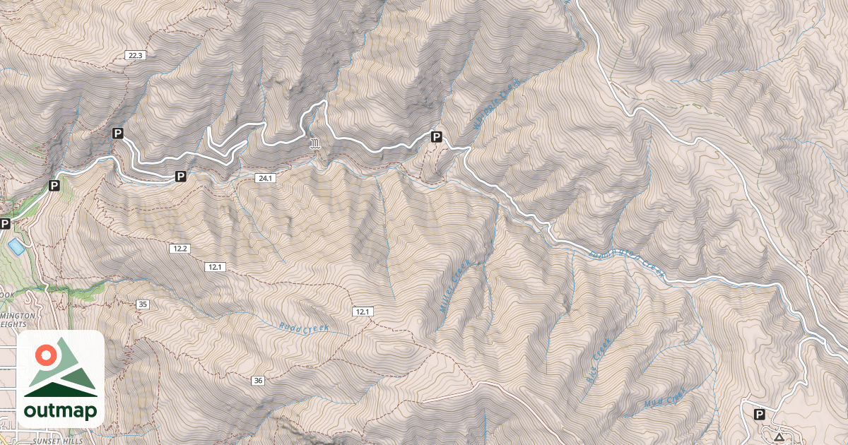 Map of FARMINGTON CANYON ATV