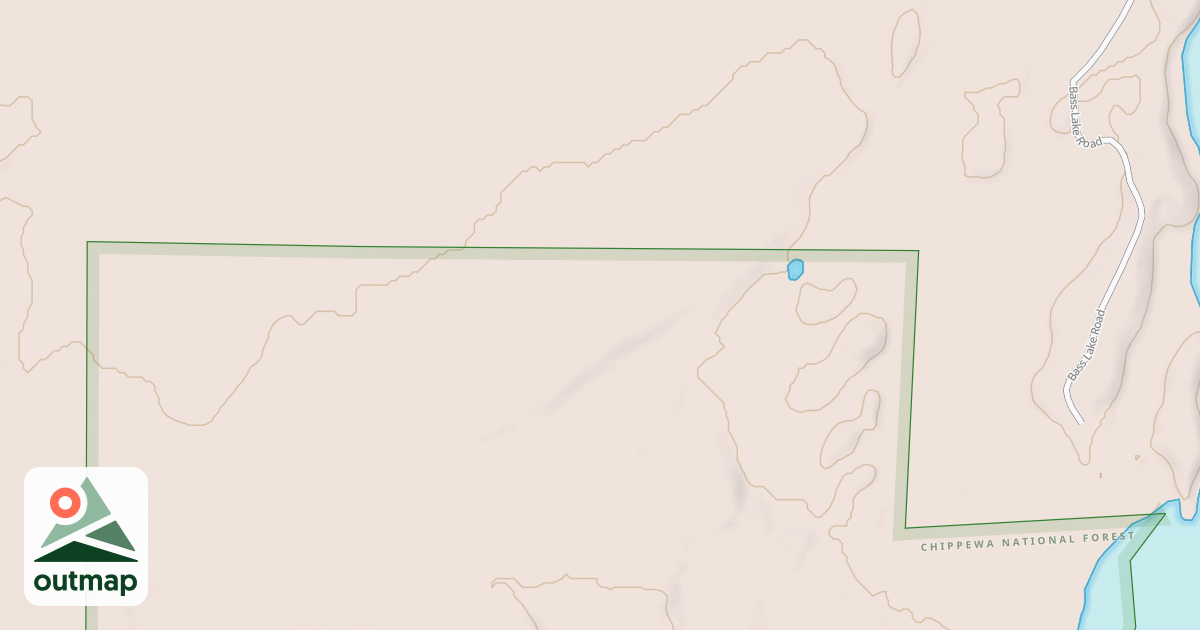 Map of BASS LAKE ROAD