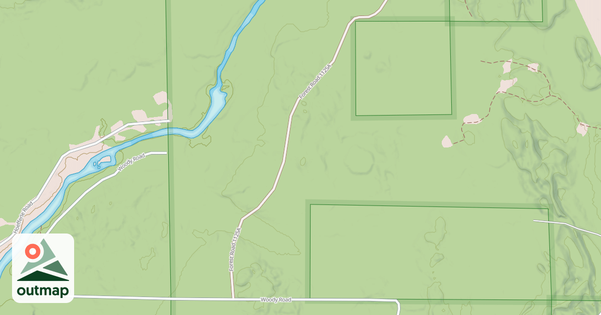 Map of FR 1125A