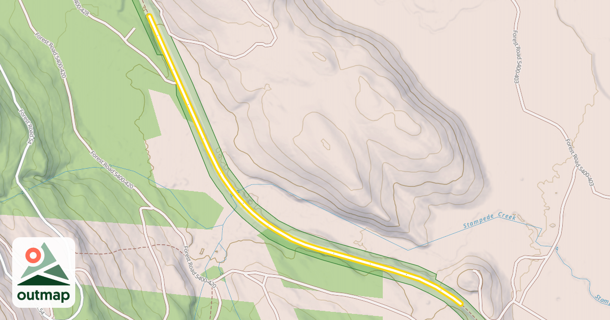 Map of Palouse to Cascades State Park Trail