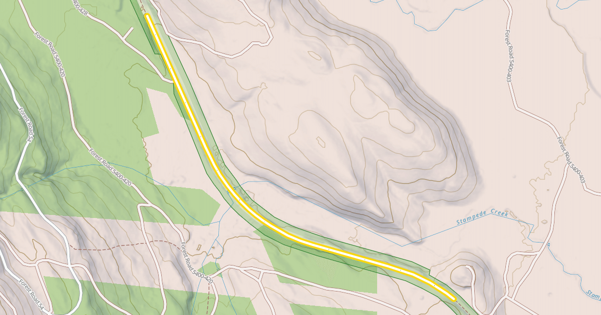 Map preview of Palouse to Cascades State Park Trail