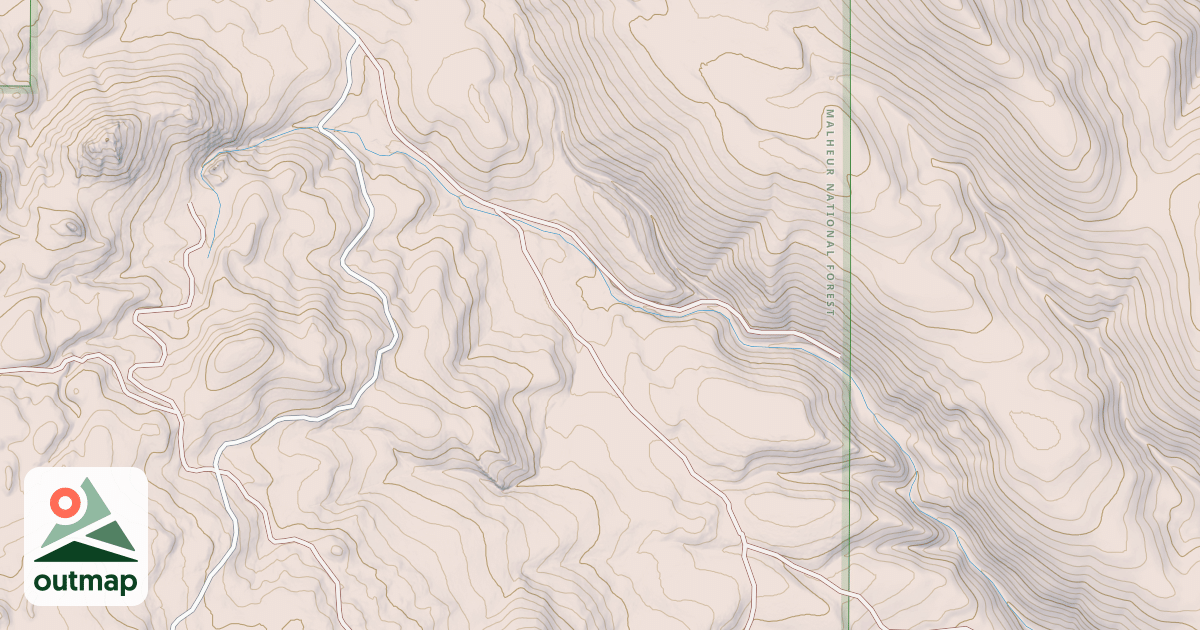Map of BEAVERDAM CREEK MRS