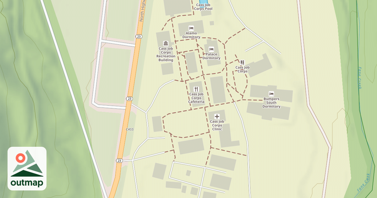 Map of CASS ADMINISTRATION