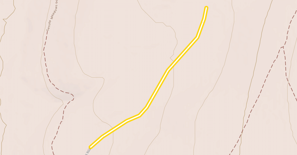 Map preview of South Senate Creek Road