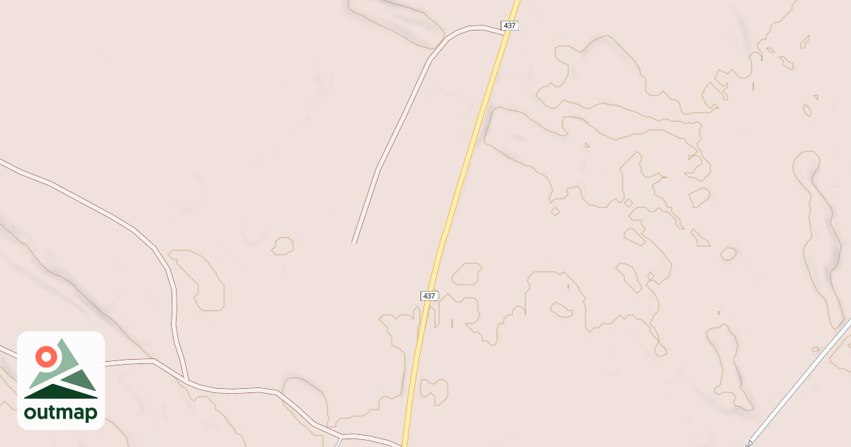 Map of BANANA LAKE SPUR A