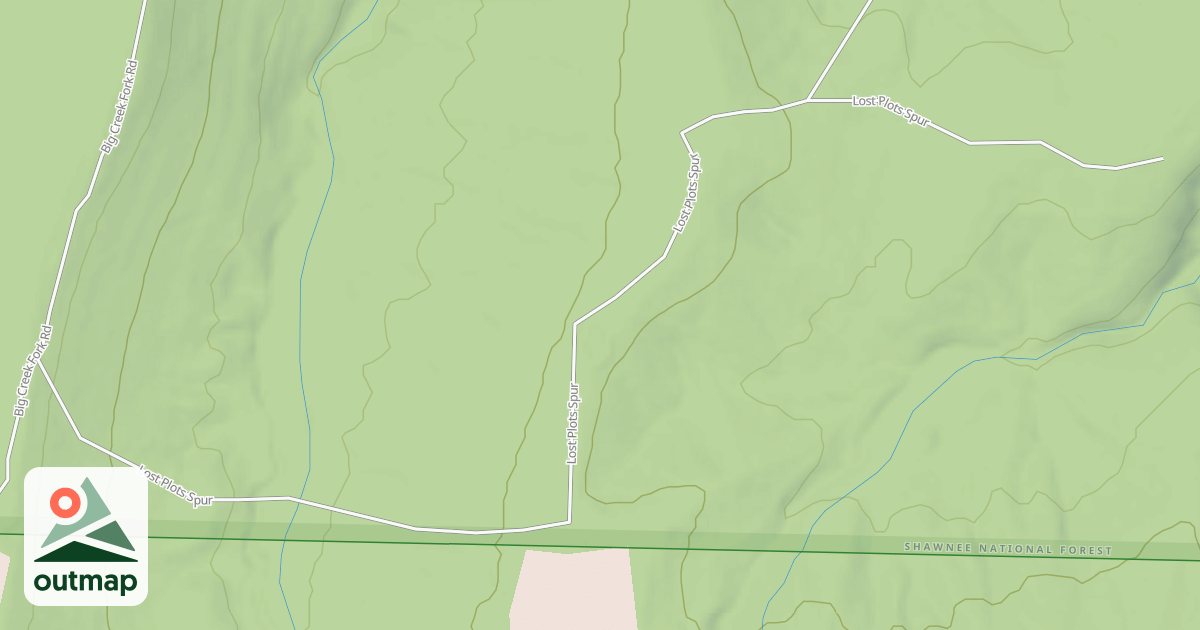 Map of LOST PLOTS SPUR