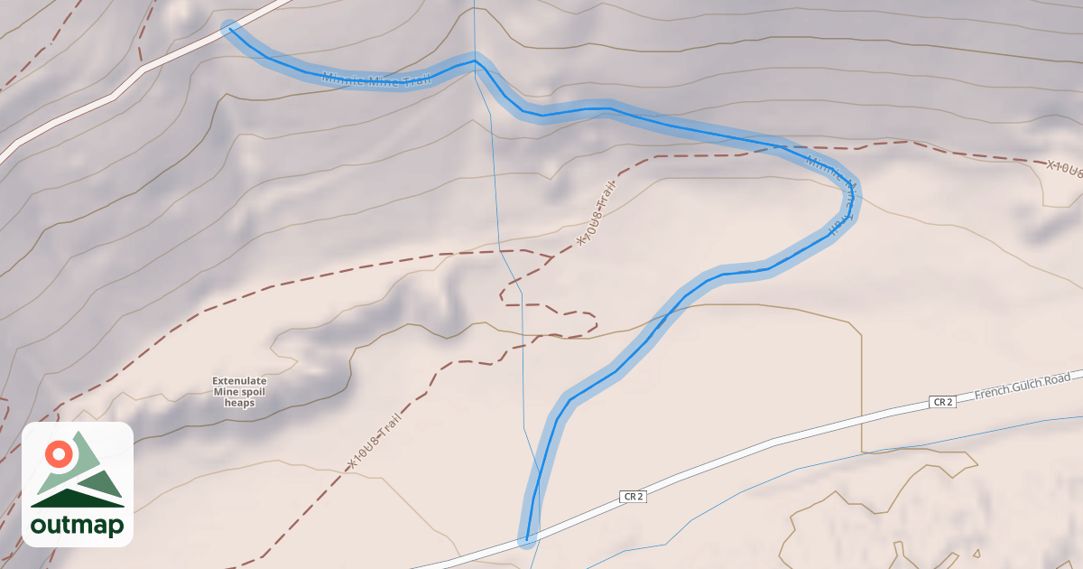 Map of Minnie Mine Trail