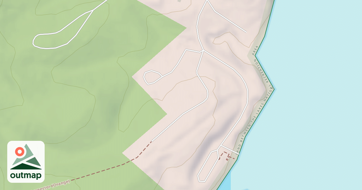 Map of H.F. B SITES 54-64 ACCESS
