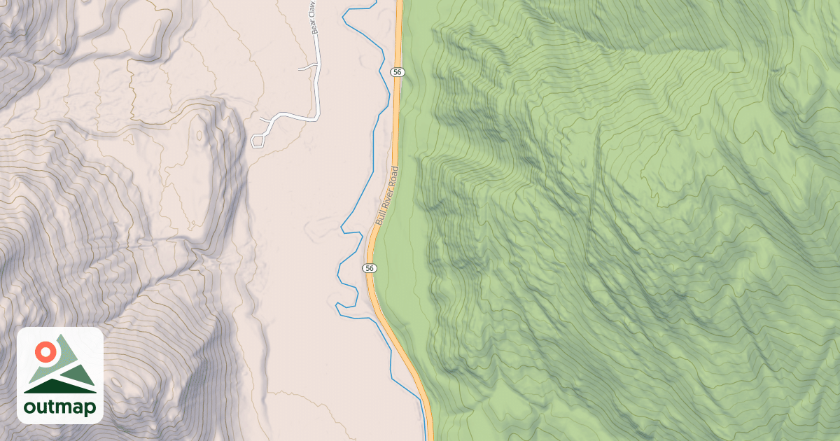 Map of BULL BERRAY