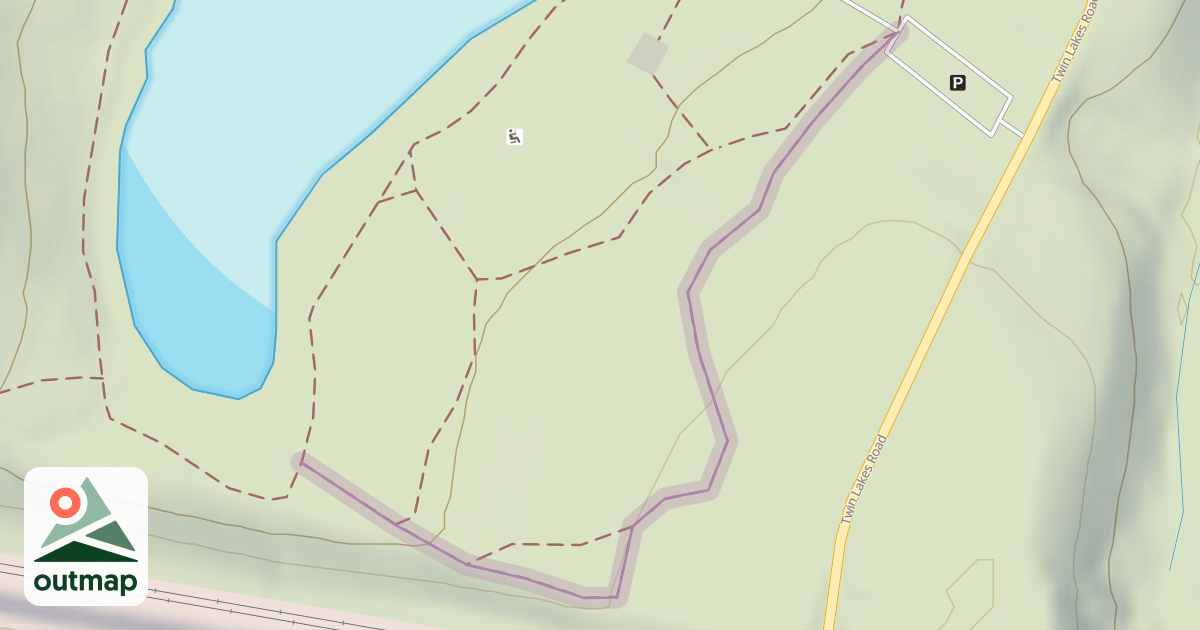 Map of Tamarack Self-Guided Nature Trail