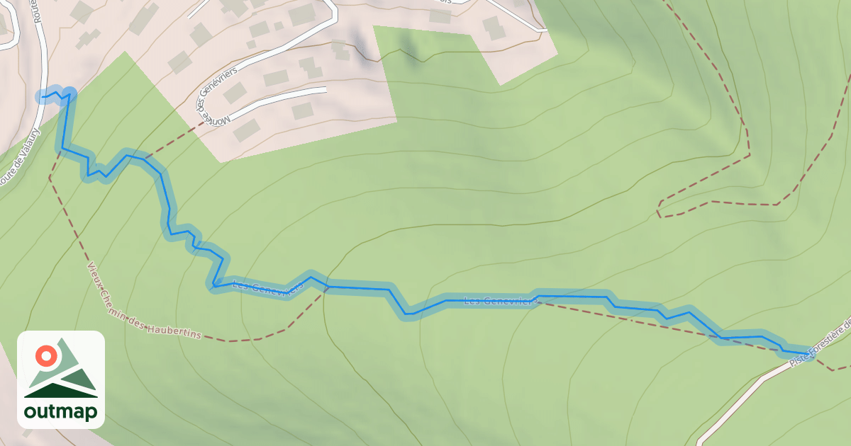 Map of Les Genevriers