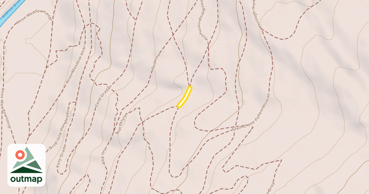 Map of Trail of the Fallen Woman