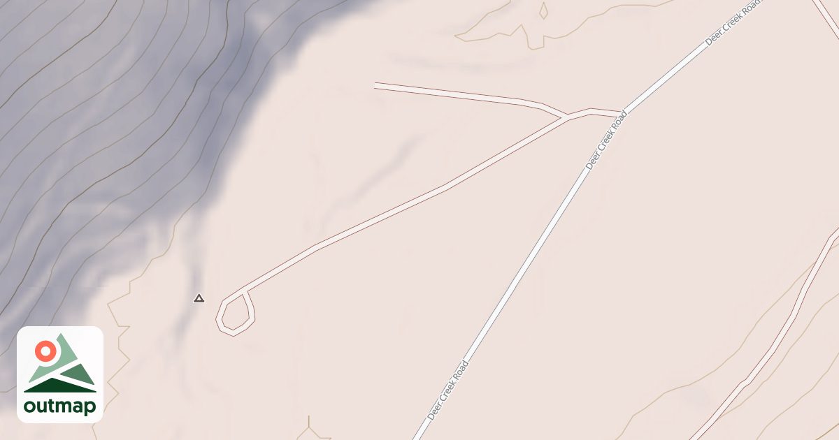 Map of DEER CREEK CAMPSITE
