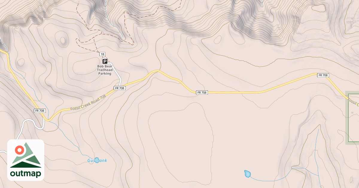 Map of FOSSIL CREEK