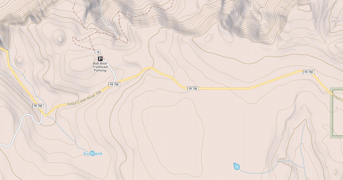 Map preview of FOSSIL CREEK