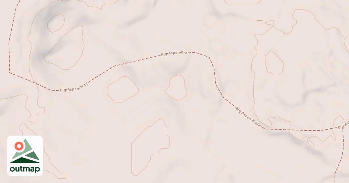 Map of Big Aspen Spur D