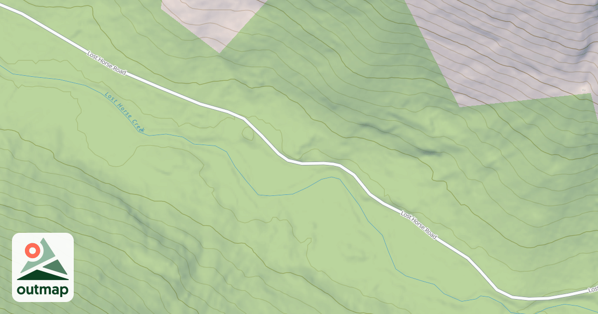 Map of (FDR) LOST HORSE