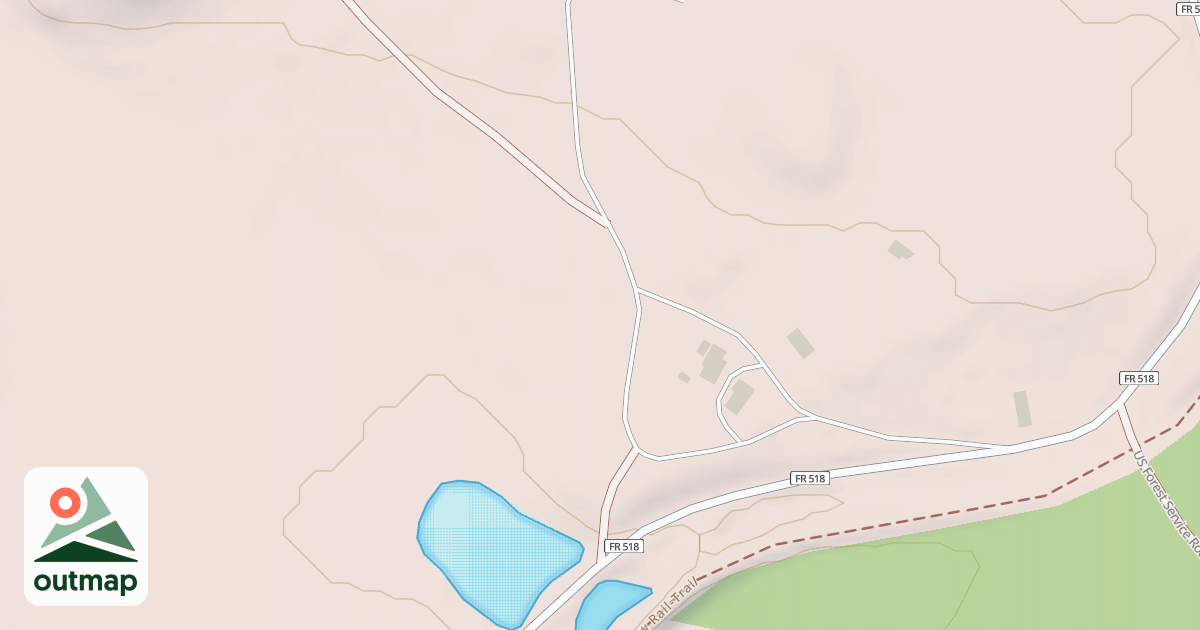 Map of GRAMM CABIN ACCESS