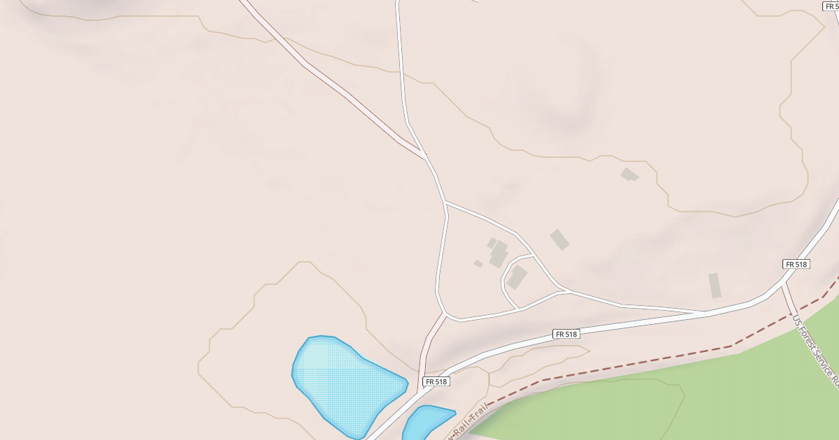 Map preview of GRAMM CABIN ACCESS