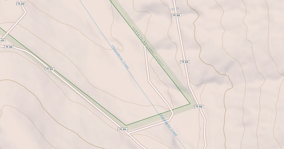 Map preview of USFS National Forest System Roads {9E5B791C-C17A-4DC0-AE5F-31D0315BBC9E}