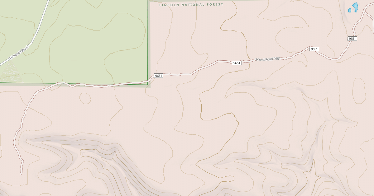 Map preview of USFS National Forest System Roads {63B737F8-DE61-48B2-89D8-71D41A52BD4D}