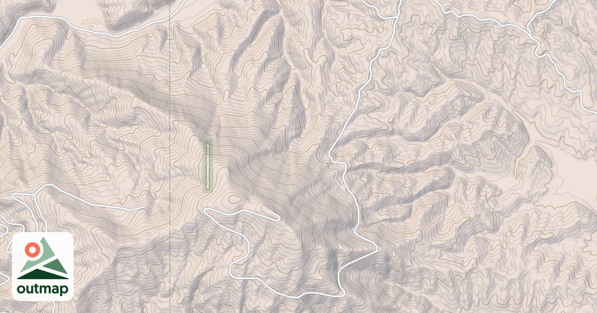 Map of BECHTEL MOUNTAIN